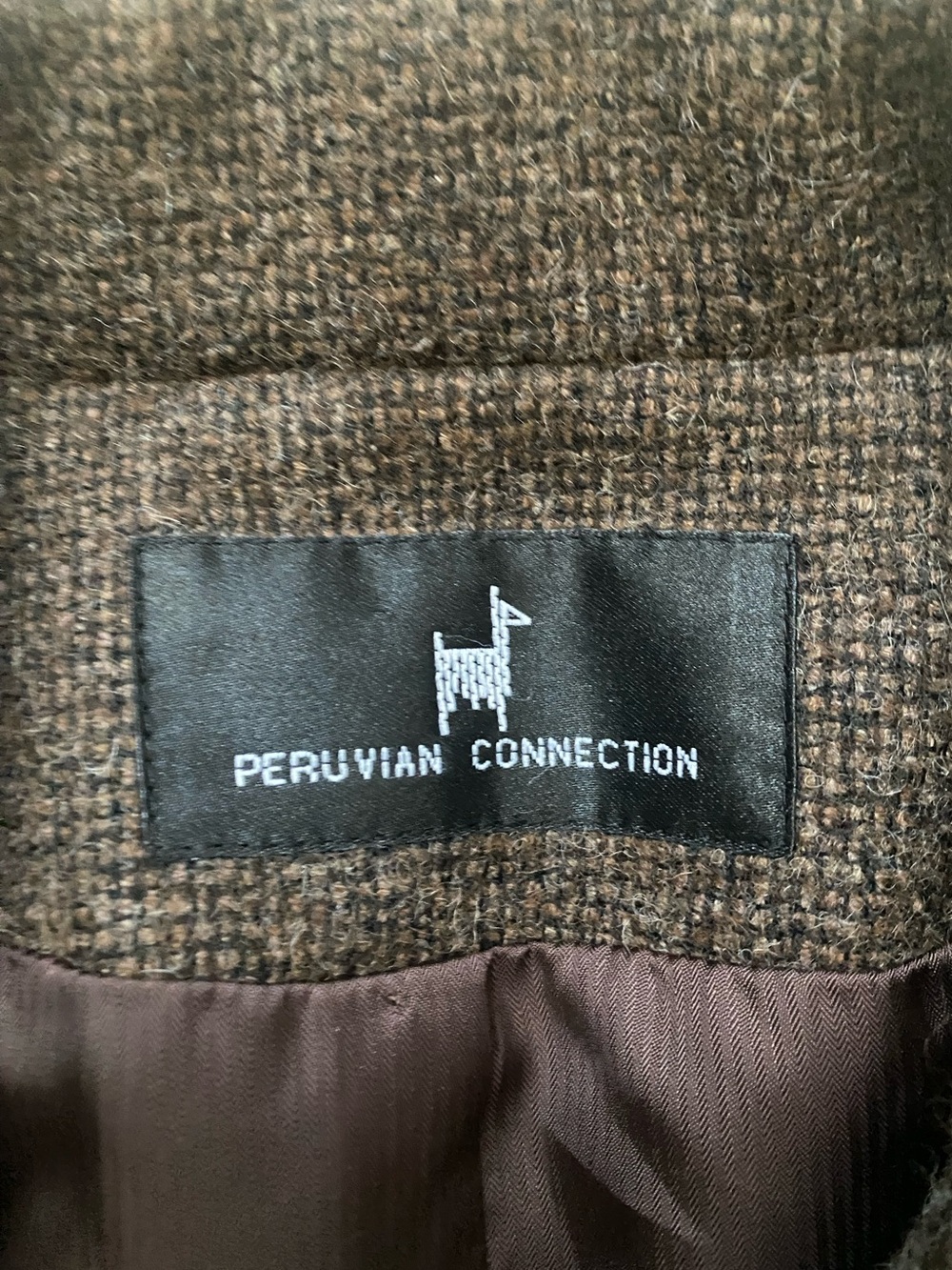 PERUVIAN CONNECTION | Alpaca Wool Coat Size 6 - Picture 10 of 14